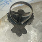 Phoenix ring Navajo turquoise coral size 9 sterling silver women