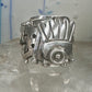 Poison ring Mexico Aztec Mayan in Great condition size 6.75 sterling silver women