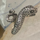 Vintage snake ring animal band size 5.5 sterling silver women