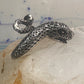 Vintage snake ring animal band size 5.5 sterling silver women
