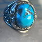 Navajo ring turquoise sterling silver band size 12.25 girls women