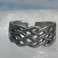 Toe Ring Celtic band Sterling Silver Size 2.50