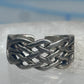 Toe Ring Celtic band Sterling Silver Size 2.50