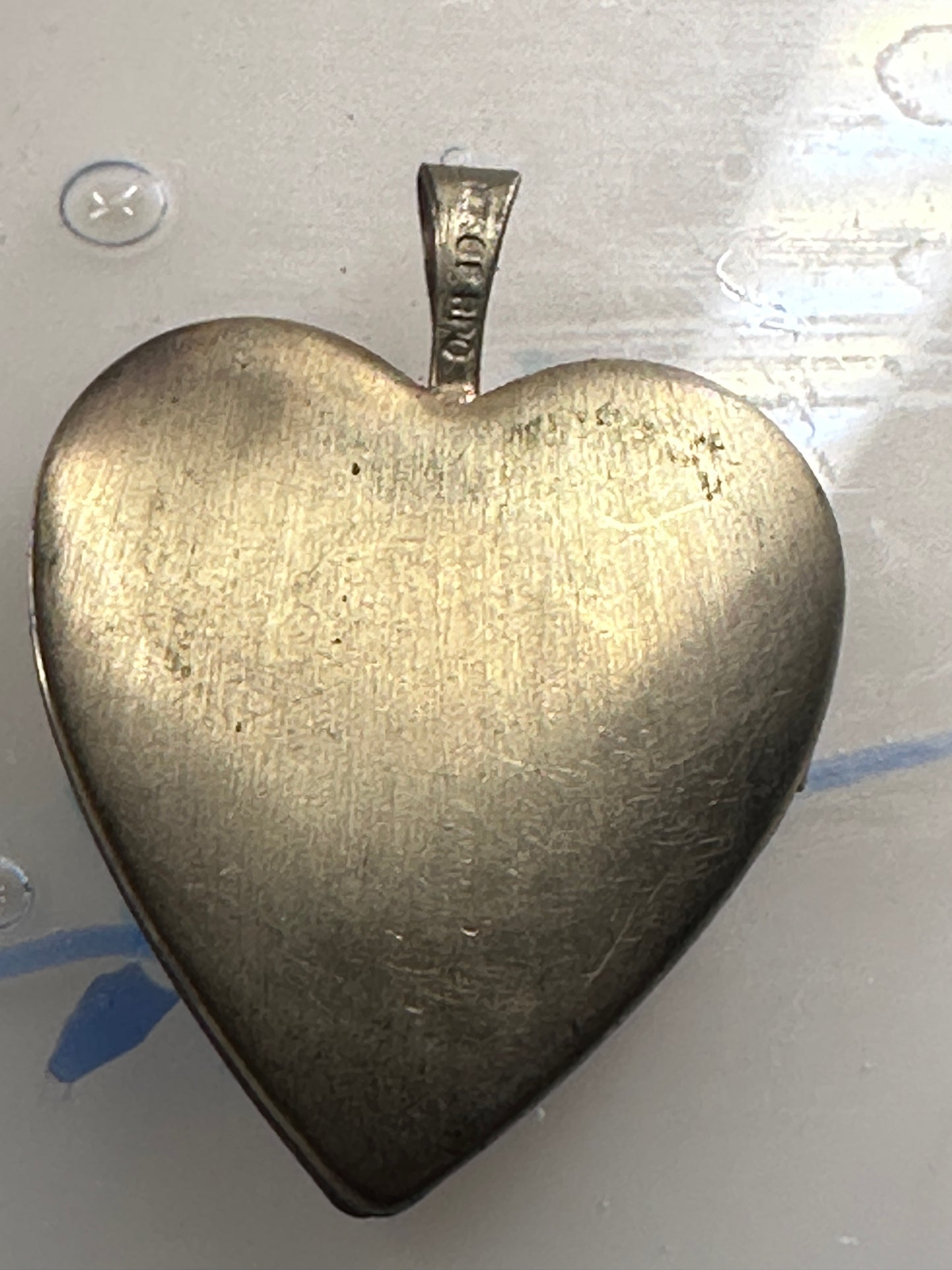 Heart I Love You Valentine Vintage Locket women 1/20 14K GF pendant