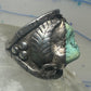 Navajo ring turquoise cigar band flowers leaves size 9.25 sterling silver women men