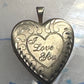 Heart I Love You Valentine Vintage Locket women 1/20 14K GF pendant