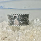 Mountains Clouds ring size 5 three D band southwest sterling silver women boys