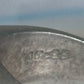 Vintage Mexican Sterling Silver Azurite Inlay Heavy Band Ring Size 8.25