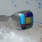 Turquoise ring Zuni inlay coral sterling silver size 9 women men