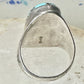 Navajo ring turquoise onyx size 9 sterling silver women men