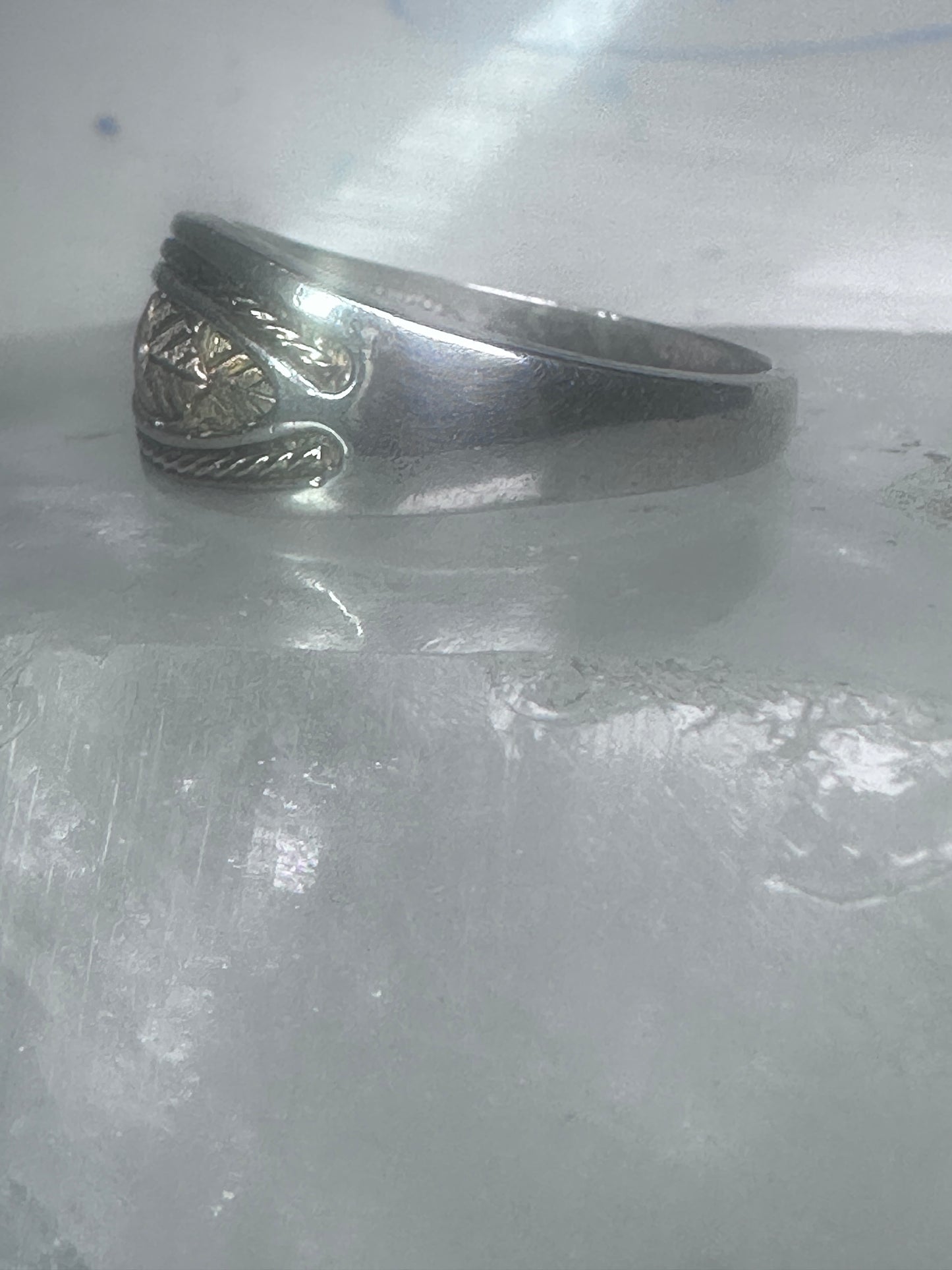 Black Hills Gold Ring wedding band size 12 sterling silver men women