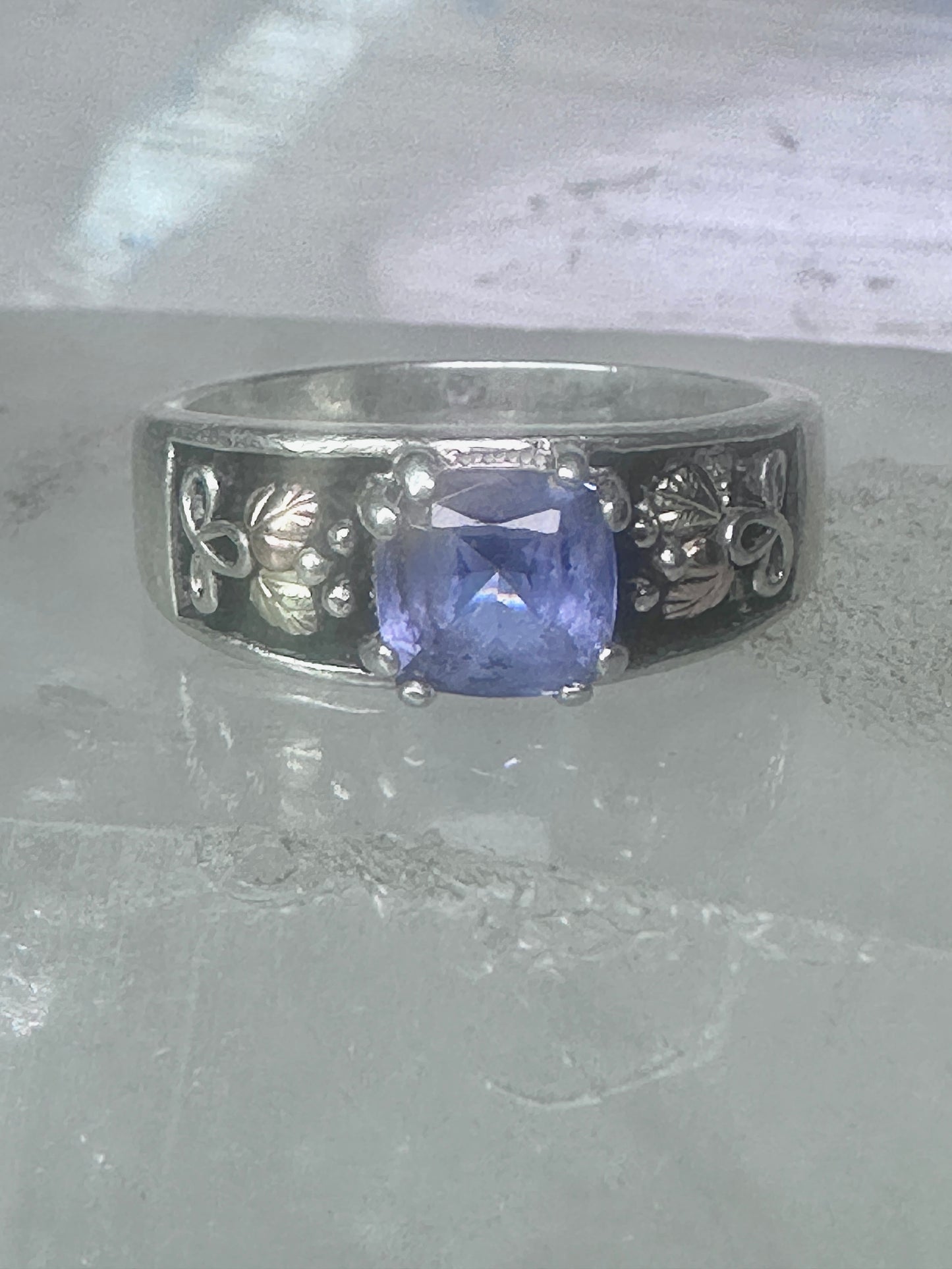 Black Hills Gold Ring wedding band size 9.50 sterling silver men women