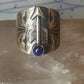 Vintage Southwest blue lapis lazuli arrow size 6.25 sterling silver women men
