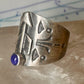 Vintage Southwest blue lapis lazuli arrow size 6.25 sterling silver women men