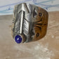 Vintage Southwest blue lapis lazuli arrow size 6.25 sterling silver women men