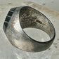 Onyx ring Taxco Mexico size 10 sterling silver women men