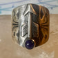 Vintage Southwest blue lapis lazuli arrow size 6.25 sterling silver women men