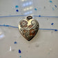 Heart Valentine Day Vintage Photo Locket floral flowers women pendant