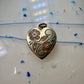 Heart Valentine Day Vintage Photo Locket floral flowers women pendant