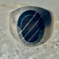 Onyx ring Taxco Mexico size 10 sterling silver women men