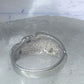 Black Hills Gold Ring onyx wedding leaves band size 6 sterling silver men women