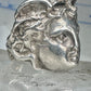 Vintage Sterling Silver Greek Medusa Gorgon Face High Relief Statement Ring Size 6 12g