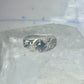 Black Hills Gold Ring onyx wedding leaves band size 6 sterling silver men women
