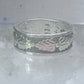 Black Hills Gold Ring wedding leaves band size 5.25 sterling silver women pinky