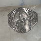 Cowboy ring boy band horseshoe horse size 6.75 sterling silver 50's women boys girls