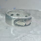 Black Hills Gold Ring wedding leaves band size 5.25 sterling silver women pinky