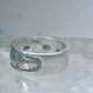 Black Hills Gold Ring wedding leaves band size 5.25 sterling silver women pinky
