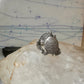 Turtle ring marcasites band size 7.25 sterling silver women