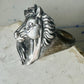 Horse ring southwest cowgirl band size 5.75 sterling silver women girls