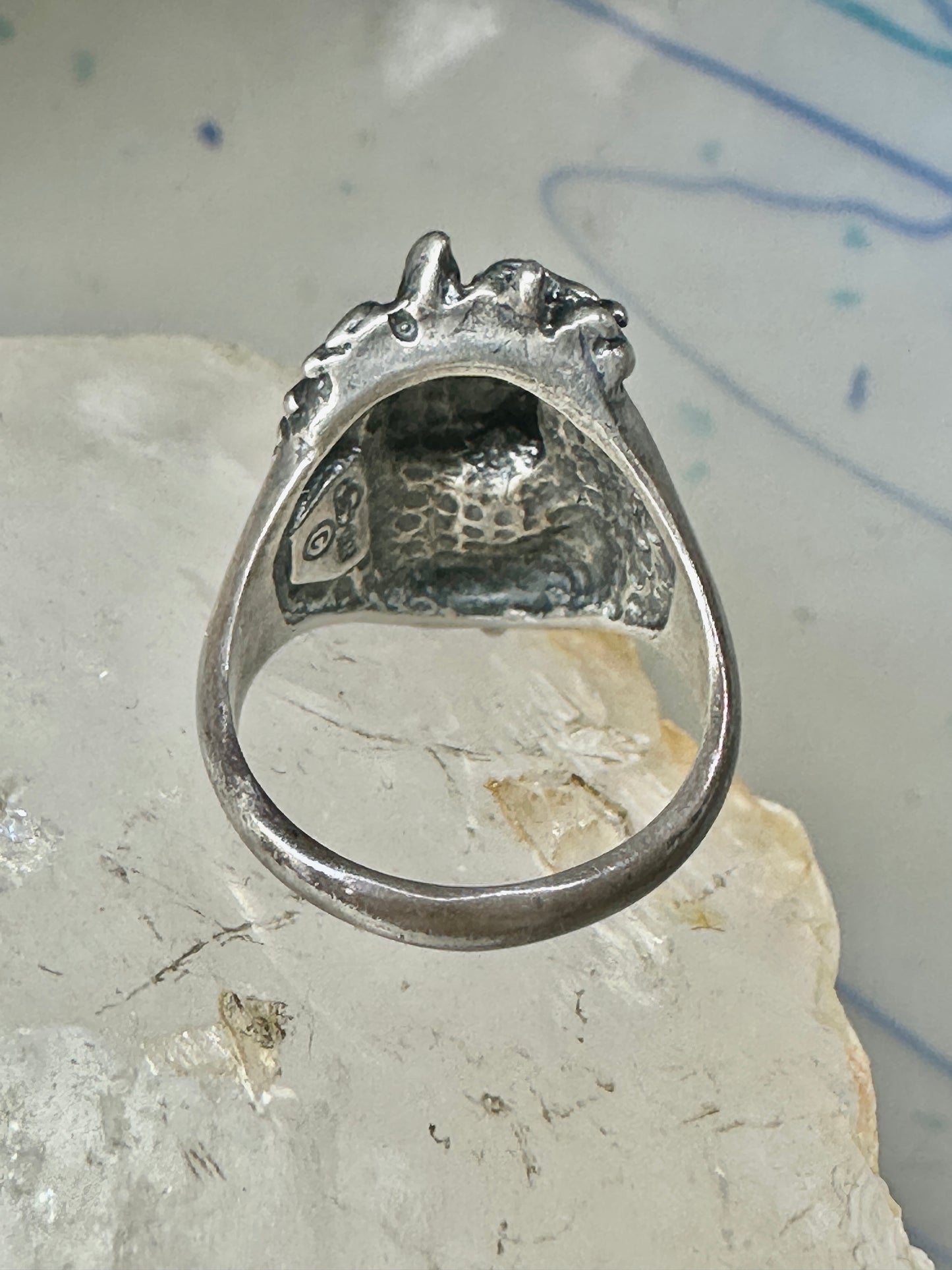 Horse ring southwest cowgirl band size 5.75 sterling silver women girls