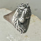 Horse ring southwest cowgirl band size 5.75 sterling silver women girls