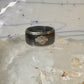 Harley Davidson ring biker sterling silver titanium black shield band size 8.5 men women
