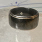 Harley Davidson ring biker sterling silver titanium black shield band size 8.5 men women