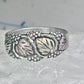 Black Hills Gold Ring leaves wedding band size 10.75 sterling silver women men