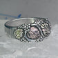 Black Hills Gold Ring leaves wedding band size 10.75 sterling silver women men