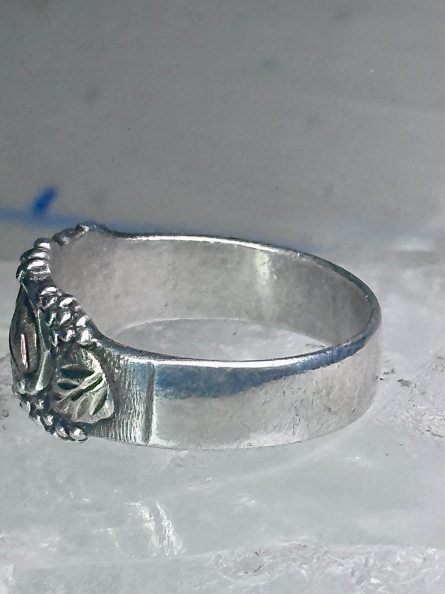 Black Hills Gold Ring leaves wedding band size 10.75 sterling silver women men