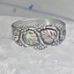 Black Hills Gold Ring leaves wedding band size 10.75 sterling silver women men