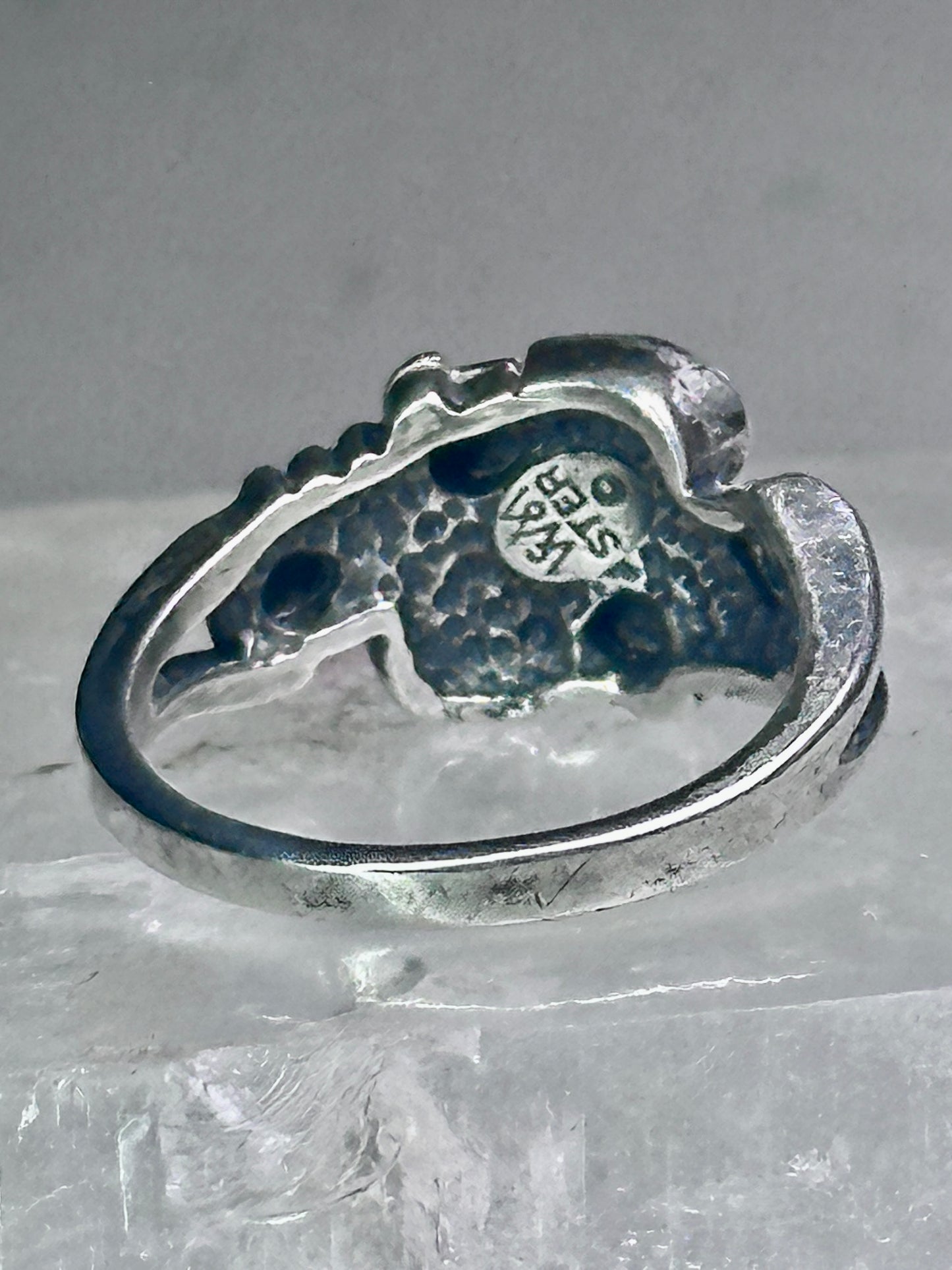 Black Hills Gold Ring leaves band size 6 sterling silver women girls