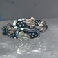 Black Hills Gold Ring leaves band size 6 sterling silver women girls