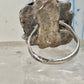Navajo ring Size 6.25 pebbles rope twist saddle band Sterling Silver women&nbsp;