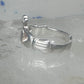Sterling Silver Claddagh Toe Ring Adjustable Size 2 Irish Celtic Band