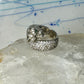 Sonia Bitton ring Big cat CZ green eyes band size 5.7 sterling silver women girls