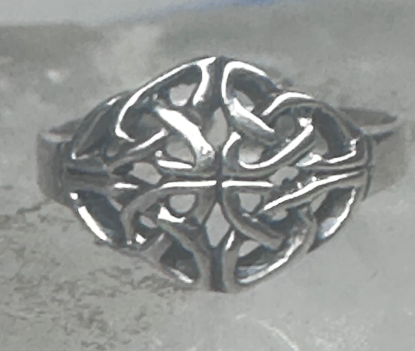 Sterling Silver Celtic Knot Toe Ring Adjustable Size 3 Irish Weave Band