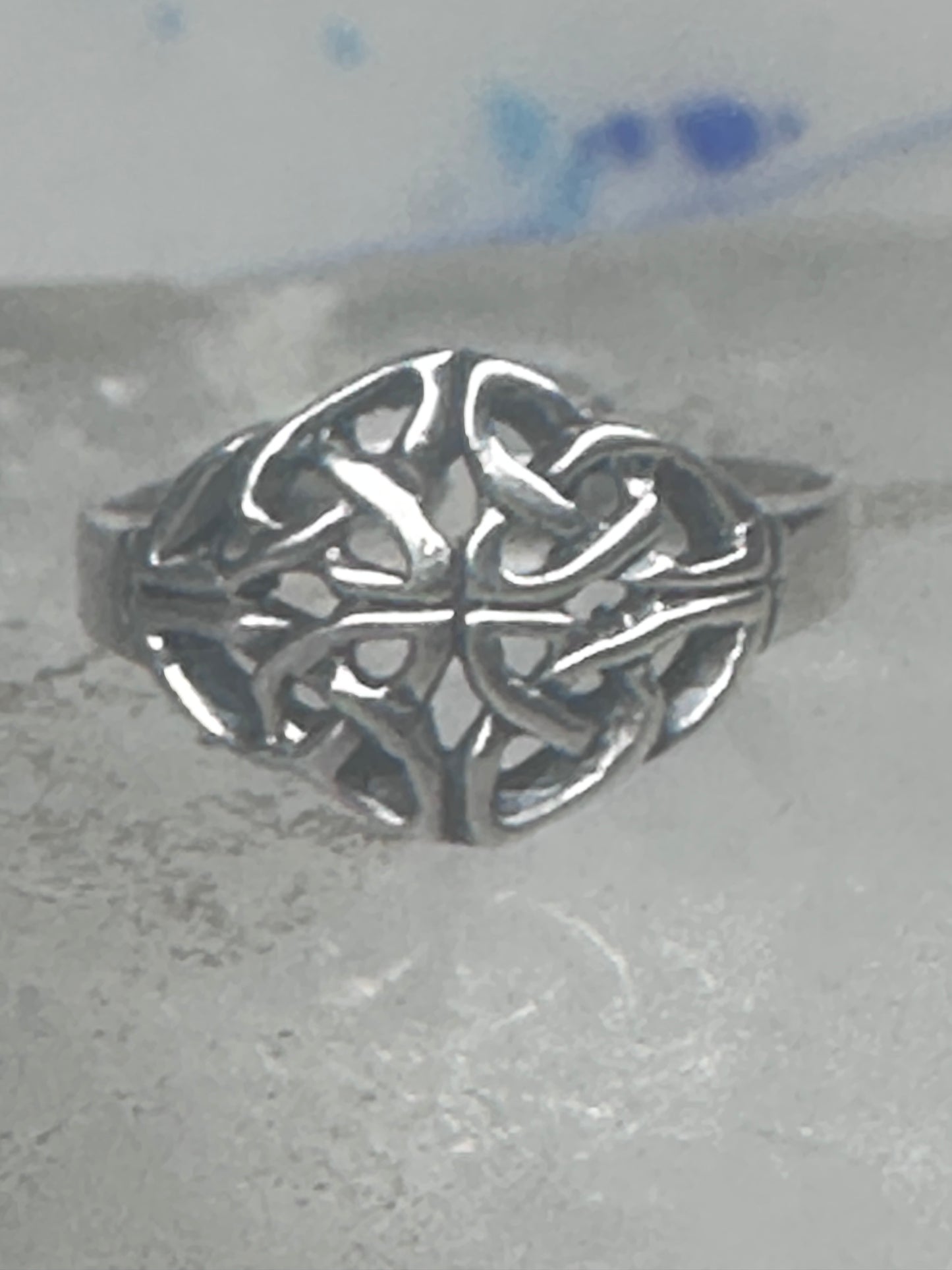 Sterling Silver Celtic Knot Toe Ring Adjustable Size 3 Irish Weave Band