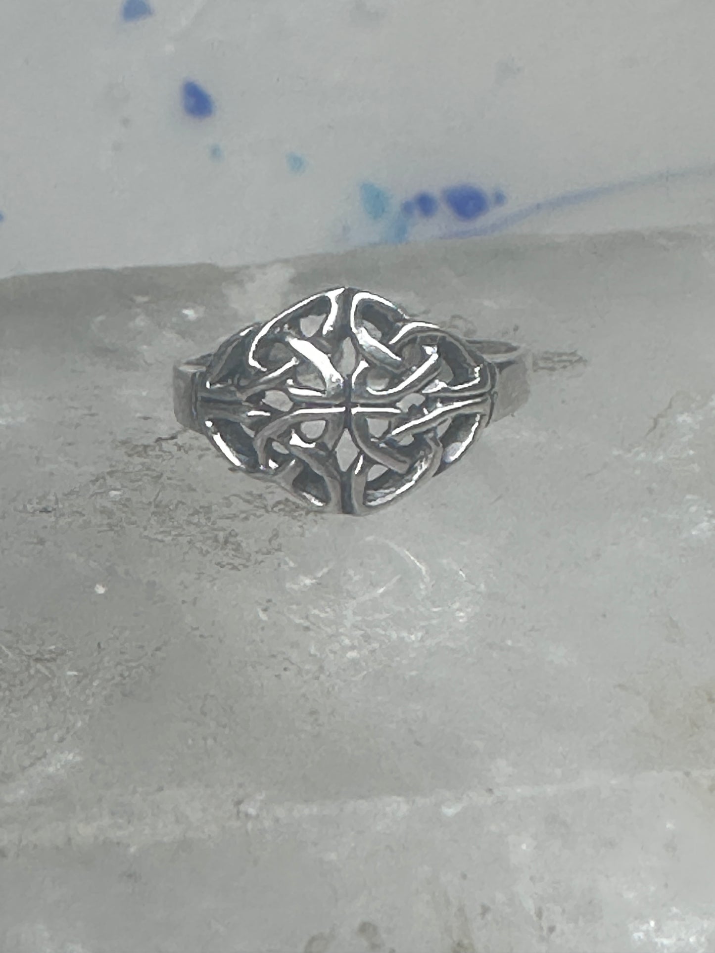 Sterling Silver Celtic Knot Toe Ring Adjustable Size 3 Irish Weave Band