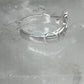 Sterling Silver Claddagh Toe Ring 2.7g Adjustable Size 2.5 Irish Heart Band